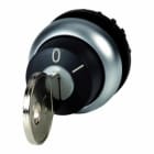 EATON INDUSTRIES - Attuatore con sblocco a chiave, impulso, 2 posizioni, MS3, estraibilità chiave: 0, ghiera frontale titanio M22-WS-MS3 SEL.CHIAVE 2POS.