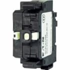 EATON INDUSTRIES - Elemento funzionale, da utilizzare con gli elementi operativi RMQ-Titan M22, 2 contatto in scambio, Fissaggio frontale, LED bianco.