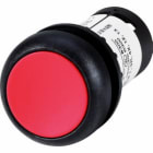 EATON INDUSTRIES - Pulsante piatto permanente 1 NC collegamento a bullone rosso senza scritta anello frontale colore nero C22S-DR-R-K01.