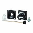 EATON INDUSTRIES - Maniglia nera per comando rinviato e blocco porta, per MCC-V. 90 gradi, interna ruotata 9.