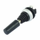 EATON INDUSTRIES - Joystick con punto di commutazione per direzione di manovra, albero in metallo, 2 posizioni, Ghiera frontale colore titanio, ad impulso, verticale M22-WJS2V JOY MET, 2 POSIZIONI INSTALLAZIONE VERTICALE.