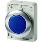 EATON INDUSTRIES - Indicatore luminoso RMQ-Titan piatto azzurro con dicitura speciale e anello anteriore in acciaio inossidabile M30I-FL-B-* SPIA D30 A FILO BLU <SIMB>