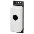 EATON INDUSTRIES - Custodia per montaggio sporgente RAL 7035, Identificabile con configuratore a pulsante, Numero posizioni: 1, Ingresso cavo: M22-FI1-* CUST.FLAT 1F. D22 CUSTOM.