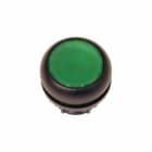 EATON INDUSTRIES - Pulsante RMQ Titan piatto permanente verde senza scritta Anello frontale colore nero M22S DR GHIERA FILO