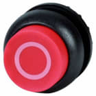 EATON INDUSTRIES - Pulsante RMQ Titan sporgente stabile rosso con iscrizione anello frontale colore nero M22S DRH R X0 puls sporgente.