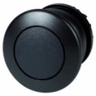EATON INDUSTRIES - Pulsante fungo RMQ-Titan nero permanente senza scritta Ghiera frontale colore nero neutro.