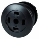 EATON INDUSTRIES - Pulsante fungo RMQ-Titan nero permanente senza capsula Ghiera frontale colore nero M22S-DRP-S-X FUNGO SENZA CAPSULA PERM.