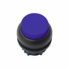 EATON INDUSTRIES - Pulsante luminoso RMQ Titan sporgente permanente azzurro senza scritta anello frontale colore nero M22S DRLH B puls luminoso.