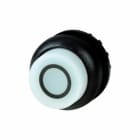 EATON INDUSTRIES - Pulsante luminoso RMQ-Titan sporgente permanente bianco inciso con 0 Ghiera frontale colore nero M22S-DRLH-W-X0 PULS LUM SPORG PERM BIANC.
