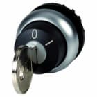 EATON INDUSTRIES - Attuatore con sblocco a chiave, ritentivo, 2 posizioni, estraibilità della chiave: 0, I, ghiera frontale: titanio M22-WRS-GVP SEL CHIAVE 2 POS MS1 PERM