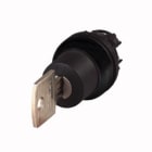 EATON INDUSTRIES - Pulsante a chiave ad impulso 3 posizioni 0 Anello frontale nero adatto per sistemi master M22S-WS3-SA(*)-* SEL CHIAVE 3 POS SPEC I.