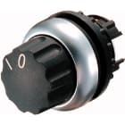 EATON INDUSTRIES - Interruttore di commutazione RMQ-Titan con testina rotante permanente 2 posizioni dicitura speciale Ghiera frontale colore titanio M22-WR-* Selettore manopola 2 posizioni