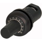 EATON INDUSTRIES - Potenziometro M22 22,5 mm P 0,5 W Anello frontale nero personalizzabile.
