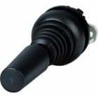 EATON INDUSTRIES - Joystick con punto di commutazione per direzione di manovra, albero in plastica, 2 posizioni, ghiera frontale nero, ad impulso, verticale, M22S-WJ2V 2 POS. VERT. INST.