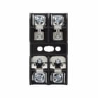 EATON INDUSTRIES - Blocco portafusibile per bassa tensione, 30 A, 600 V AC/DC, dimensioni 41 x 31 x 76 mm, 2P, UL, CSA, piastra di pressione con connessione rapida.