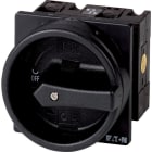 EATON INDUSTRIES - Interruttore generale T3 32 A montaggio a incasso 3 Unità costruttiva/e 3 poli + N 1 NA 1 NC Funzione di arresto con maniglia rotativa nera e.