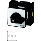 EATON INDUSTRIES - T3-4-8419/E Commutatore a Camme, Interruttori stella-triangolo, 32A, Montaggio a incasso, 4 unità di contatto, Contatti: 7, 90°, permanente, Con posizione 0 (Off), 0-Y-D, SOND 2.