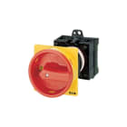 EATON INDUSTRIES - Interruttore generale T3 32A a comando rinviato 3 Unità costruttiva 6 poli Funzione di arresto d'emergenza con maniglia rotativa rossa e ane.