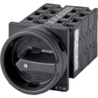 EATON INDUSTRIES - Interruttore generale T3 32A montaggio a incasso 6 Unità costruttiva/e 12 poli Funzione di arresto con maniglia rotativa nera e corona di bloc.