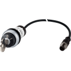 EATON INDUSTRIES - Pulsante a chiave, RMQ compact solution, permanente, 1 NA, cavo con connettore M12A, 4 poli, 0,2 m, 2 posizioni, MS1, Anello frontale colore ti C22-WRS-MS1-K10-P1.