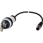 EATON INDUSTRIES - Pulsante a chiave, RMQ compact solution, permanente, 2 NA, cavo con connettore M12A, 4 poli, 1 m, 3 posizioni, MS1, Anello frontale colore tita C22-WRS3-MS1-K20-P5.