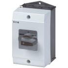 EATON INDUSTRIES - Commutatore T3 32A in custodia 4 Unità costruttive Contatti 8 90° permanente con posizione 0 1-0-2 numero di progettazione 8294