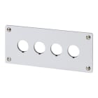 EATON INDUSTRIES - Piastra incasso 4 posti montaggio M22-E4 4 fori alluminio.