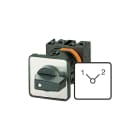 EATON INDUSTRIES - T0 Commutatore 20 A da incasso a fissaggio centrale 2 Unità costruttiva Contatti 4 90° permanente senza posizione 0 1-2 numero di proget 8221/EZ COMM. A CAMME 2P POS.