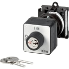 EATON INDUSTRIES - Interruttori ON/OFF, T0, 20 A, montaggio posteriore, 2 poli, piastra frontale con Meccanismo di chiusura a chiave S-T0.