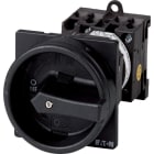 EATON INDUSTRIES - Interruttore generale T0 20A a comando rinviato 3 Unità costruttive 3 poli 2 NA 1 NC Funzione di arresto con maniglia rotativa nera e coro.