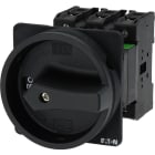 EATON INDUSTRIES - P3 Interruttore Generale 100A Comando Rinviato 3 Poli Funzione di Arresto Maniglia Rotativa Nera Corona di Blocco Lucchettabile in Posizione