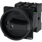 EATON INDUSTRIES - P3 Interruttore Generale 100A Comando Rinviato 3 Poli Funzione di Arresto Maniglia Rotativa Nera Corona di Blocco Lucchettabile in Posizione