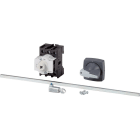 EATON INDUSTRIES - Interruttore generale, P1-32A, 3 poli, Funzione di arresto d'emergenza, lucchettabile in posizione 0, Con albero metallico per 4.