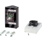 EATON INDUSTRIES - Interruttore generale P1 32A in custodia 3 poli con Funzione di arresto d'emergenza maniglia rotativa rossa anello di blocco giallo lucchetto MAN R/G.