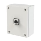 EATON INDUSTRIES - Interruttore generale T0 20 A in custodia 3 Unità costruttiva/e 3 poli 2 NA 1 NC Funzione di arresto con maniglia rotativa nera e corona di T0-3-15683/SE1/SVB-SW.