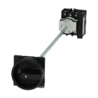 EATON INDUSTRIES - Interruttore generale P1 40A a comando rinviato 3 poli 1 NA 1 NC funzione di arresto con maniglia rotativa e corona di blocco nere bloccabile P1-40/M4/SVB-SW/HI11 3P40A+NO/NCM.NER.LU