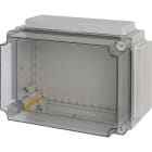 EATON INDUSTRIES - Custodia in materiale isolante con flange rimovibili, dimensioni 296x421x225 mm, tipo CI43-200-NA.