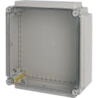 EATON INDUSTRIES - Custodia in materiale isolante con flange rimovibili, dimensioni 421x421x150 mm, tipo CI44-125-NA.