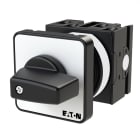 EATON INDUSTRIES - Interruttori di commutazione T0 20 A da incasso 2 unità costruttive contatti 4 con ritorno a molla da manuale 45 ° instabile/stabile HAN T0-2-15435/E commutatore a camme.