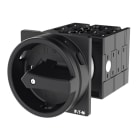 EATON INDUSTRIES - Interruttore generale T3 32A montaggio a incasso 4 Unità costruttiva/e 8 poli Funzione di arresto con maniglia rotativa nera e corona di bloccaggio.