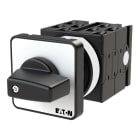 EATON INDUSTRIES - Commutatore T0 20A a incasso con 4 Unità costruttive e 8 contatti a 90°, permanente, posizione 0-1-2, design 8294.