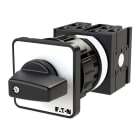 EATON INDUSTRIES - Interruttore a camme On/Off, 3 poli + N + 1 NA + 1 NC, 20 A, 90 gradi, incasso a fissaggio centrale.