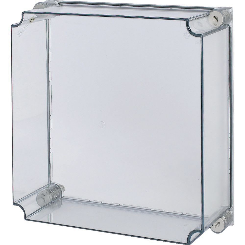 EATON INDUSTRIES - Coperchio trasparente grigio fumo, dimensioni 375x375x150mm, modello NA, codice D250-CI44-NA UL/CSA.