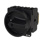 EATON INDUSTRIES - Interruttore generale P3 63A montaggio a incasso 3 poli + N Funzione di arresto con maniglia rotativa nera corona di blocco lucchettabile SEZ(3P+N)X63A INC INT. 012771