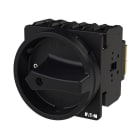 EATON INDUSTRIES - Interruttore generale P3 63A montaggio a incasso 3 poli + N Funzione di arresto con maniglia rotativa nera corona di blocco lucchettabile SEZ(3P+N)X63A INC INT.