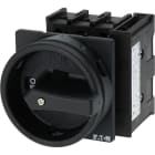 EATON INDUSTRIES - Interruttore generale P1 32A montaggio a incasso 3 poli Funzione di arresto con maniglia rotativa nera corona di blocco lucchet