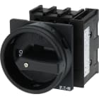 EATON INDUSTRIES - Interruttore generale P1 32A montaggio a incasso 3 poli Funzione di arresto con maniglia rotativa nera corona di blocco lucchet