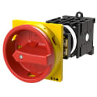EATON INDUSTRIES - T0 Interruttore Generale 20A a Comando Rinviato 4 Unità Costruttive 8 Poli Funzione di Arresto d'Emergenza con Maniglia Rotativa Rossa e Ane SVB COMM A CAMME 8P.