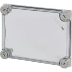 EATON INDUSTRIES - Coperchio trasparente grigio fumo, dimensioni 250x187.5x25mm, modello NA, UL/CS.