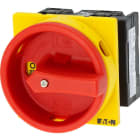 EATON INDUSTRIES - Interruttore generale T3 32A montaggio a incasso 1 Unità costruttiva 2 poli Funzione di arresto d'emergenza con maniglia rotativa rossa T3-1-102/EA/SVB COMM. A CAMME 2P INCASSO